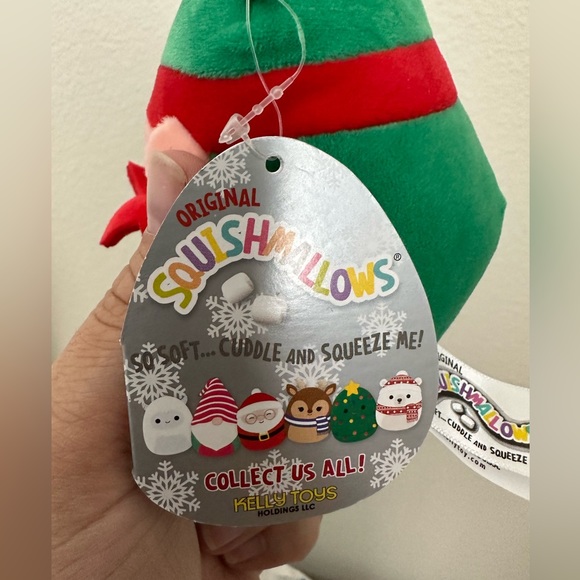 Kellytoys - Squishmallows Christmas Holiday - Elliott the Elf Stuffed Toy Plush - Picture 2 of 5
